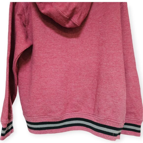 Boys Maroon Large Zoo‎ York Zip up Hoodie Shell 60% Cotton 40% Polyester - Picture 8 of 8